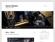 Tablet Screenshot of gameswisdom.com